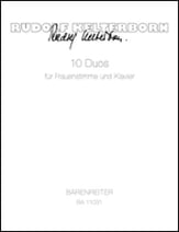 10 Duos for Female Voice and Piano Vocal Solo & Collections sheet music cover